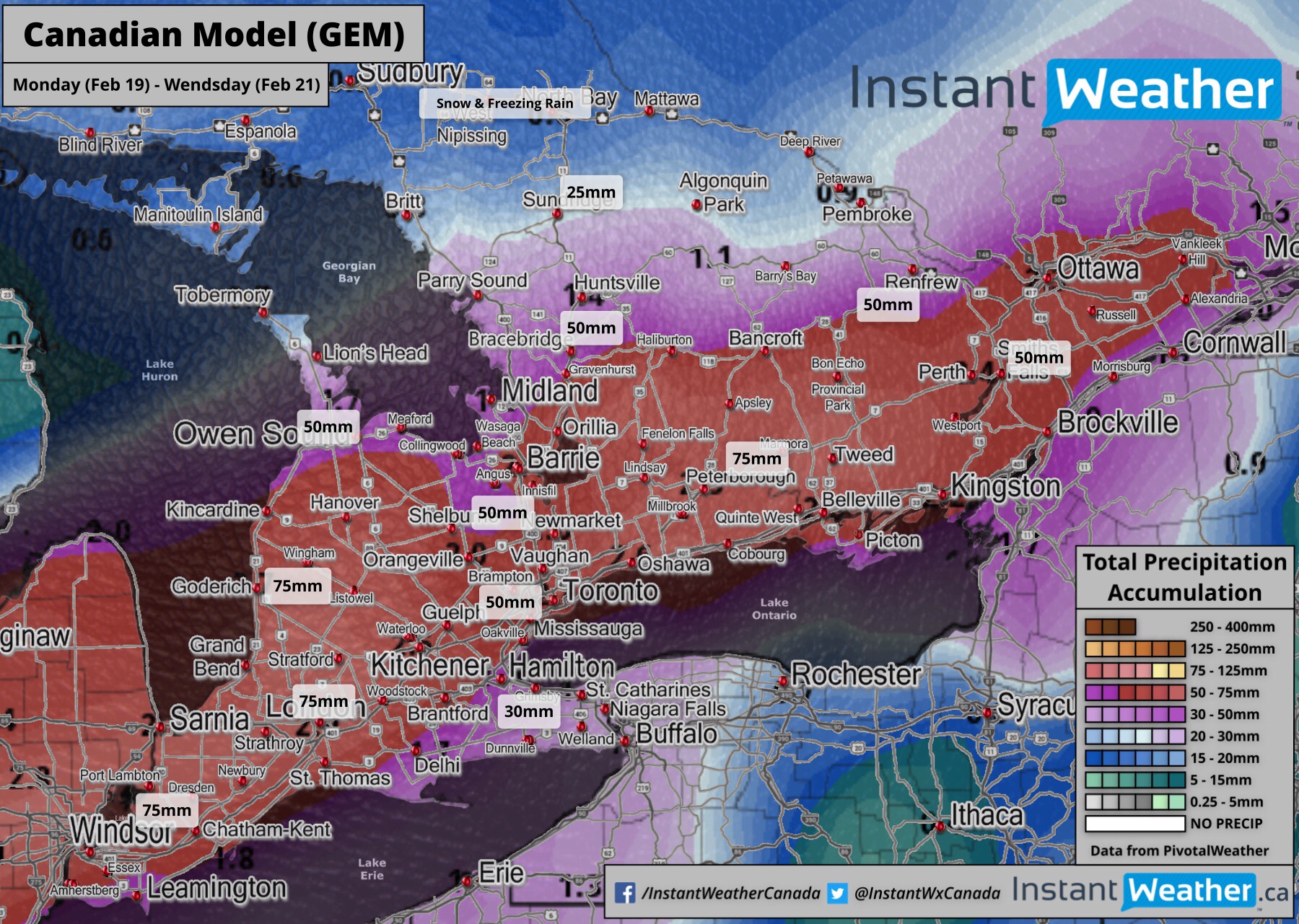 February ‘Heatwave’ with Double Digit Temperatures and over 50mm of