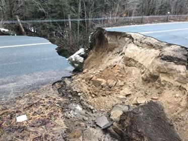 Dangerous Road Erosion Recognized Just In Time By Phil B. In Port ...