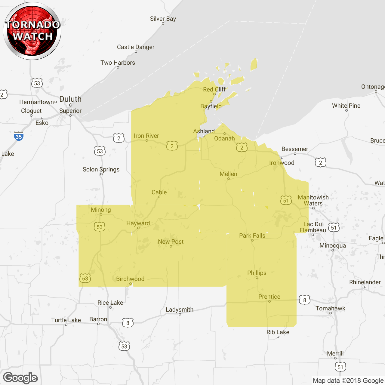 Tornado Watch Issued