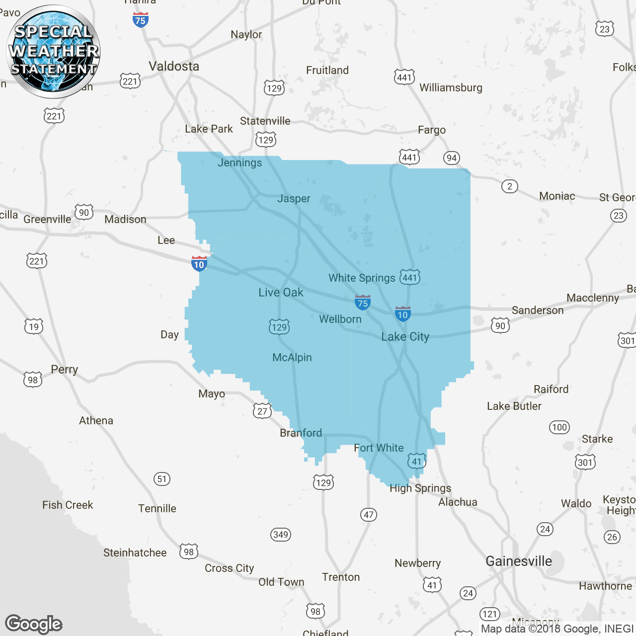 Special Weather Statement Issued