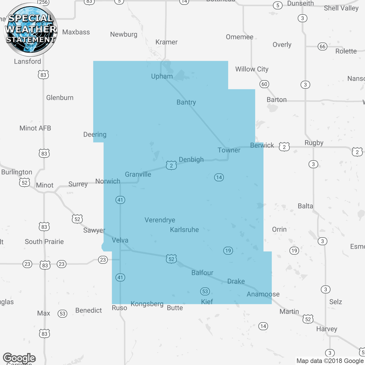 Special Weather Statement Issued