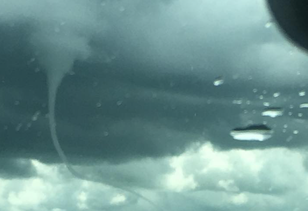 Incredible funnel cloud photos coming out of Arcola, SK this afternoon!