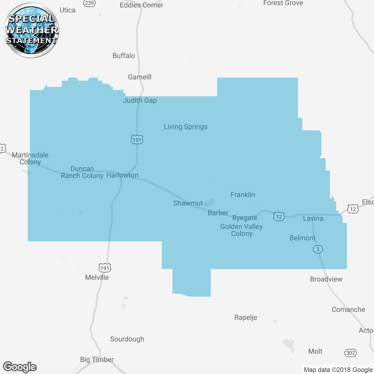 Special Weather Statement Issued