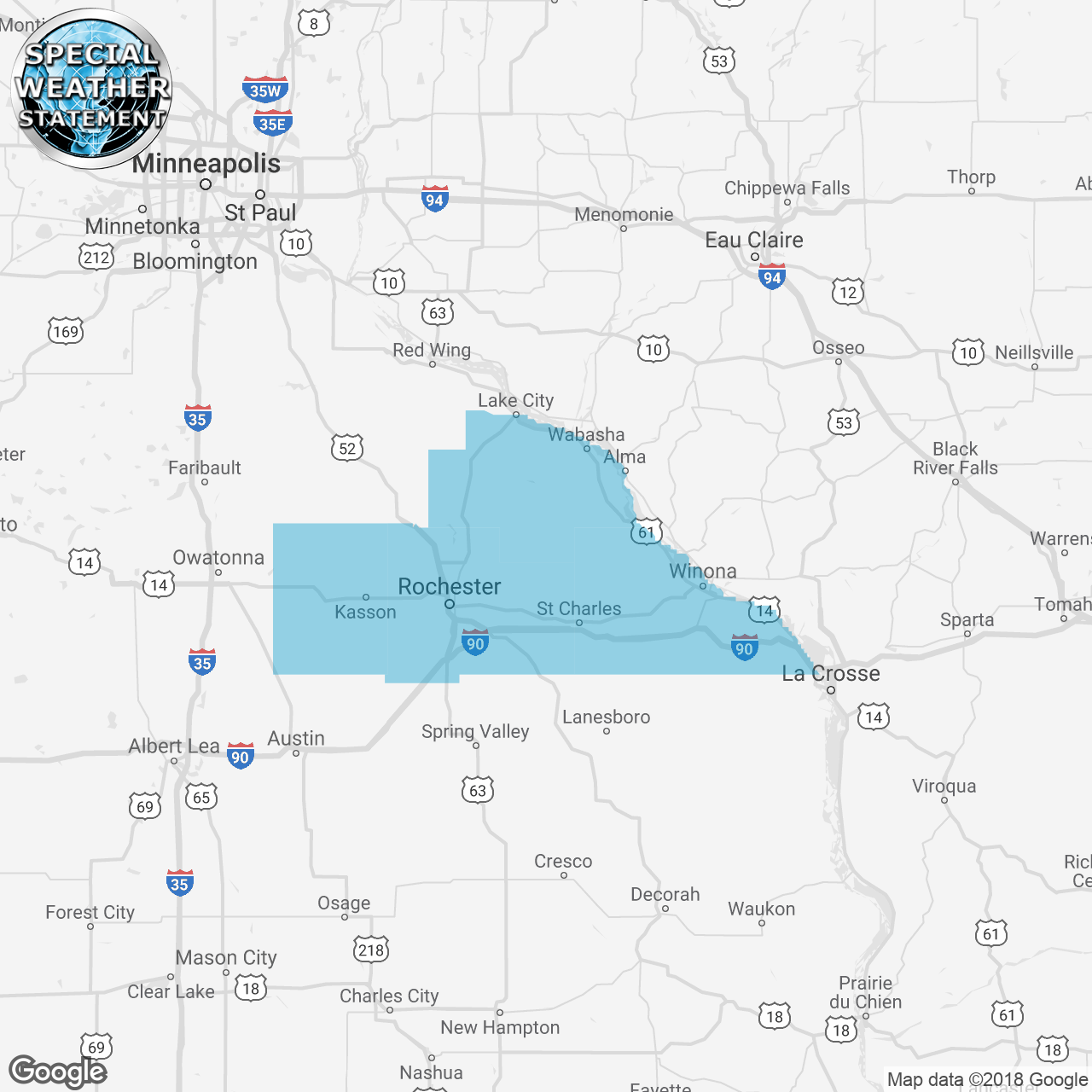 Special Weather Statement Issued