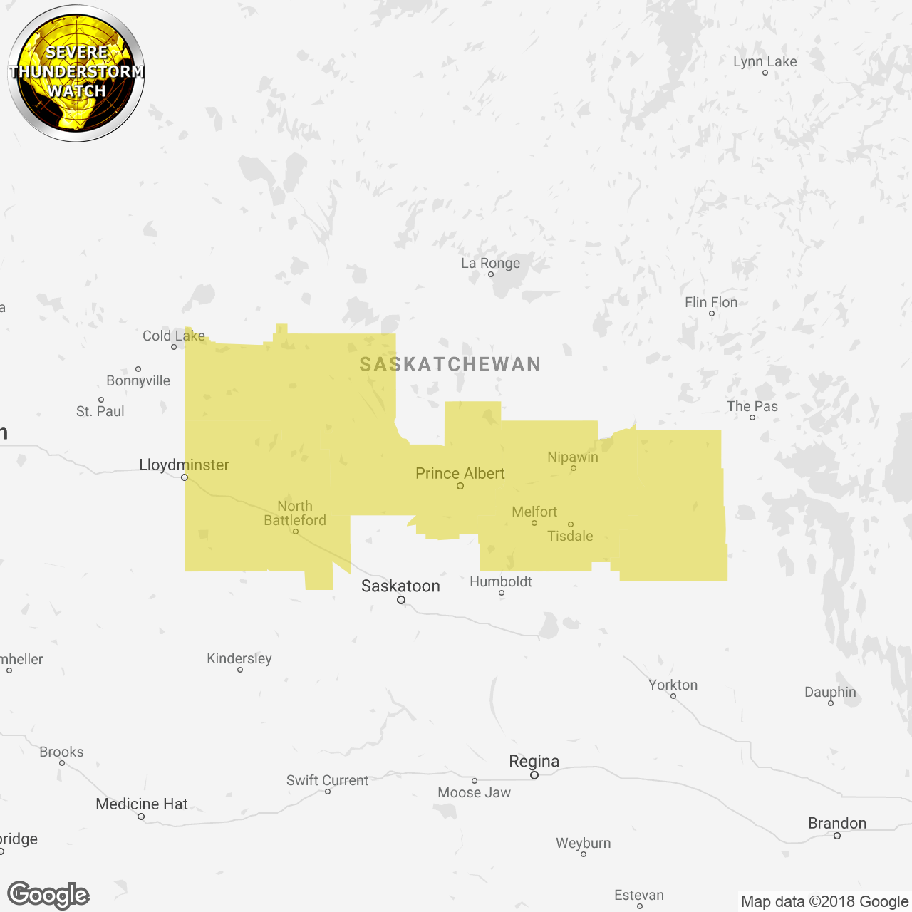 Severe Thunderstorm Watch Issued