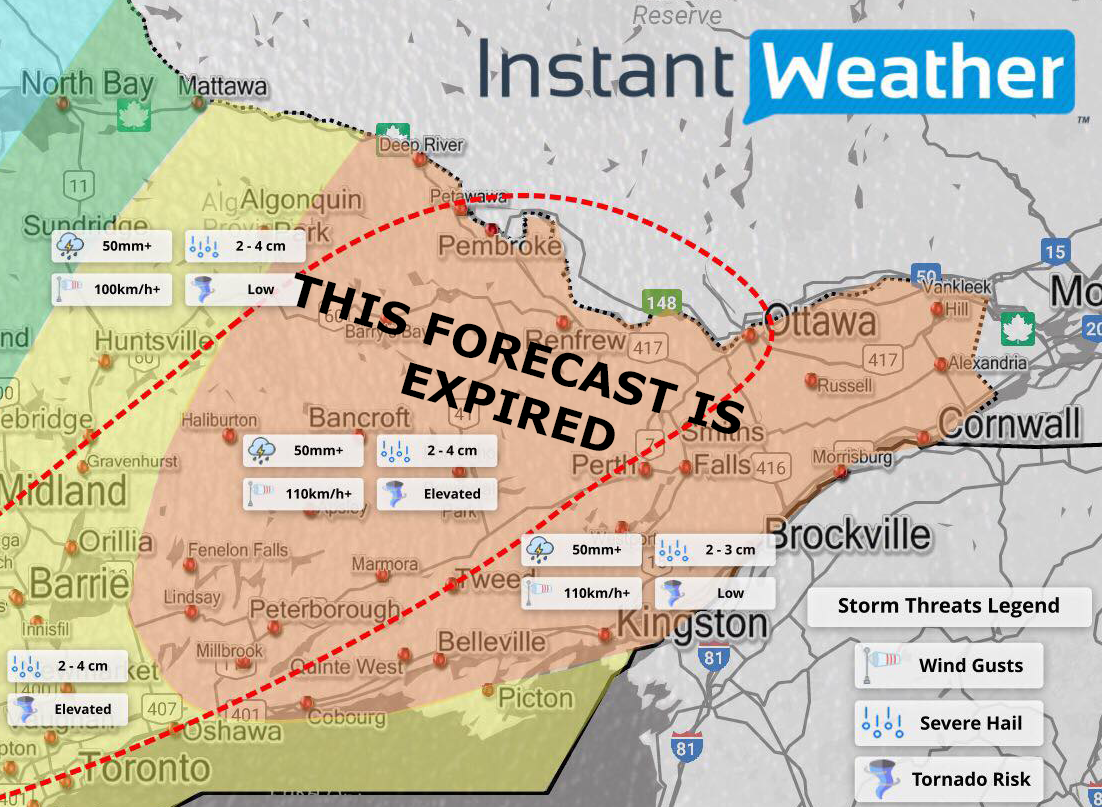 Timeline Review of Friday's Violent Tornadoes and Downbursts