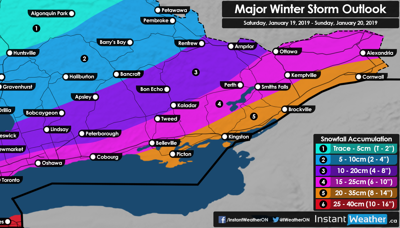 Major Winter Storm Expected to Affect Parts of Deep Southern Ontario ...