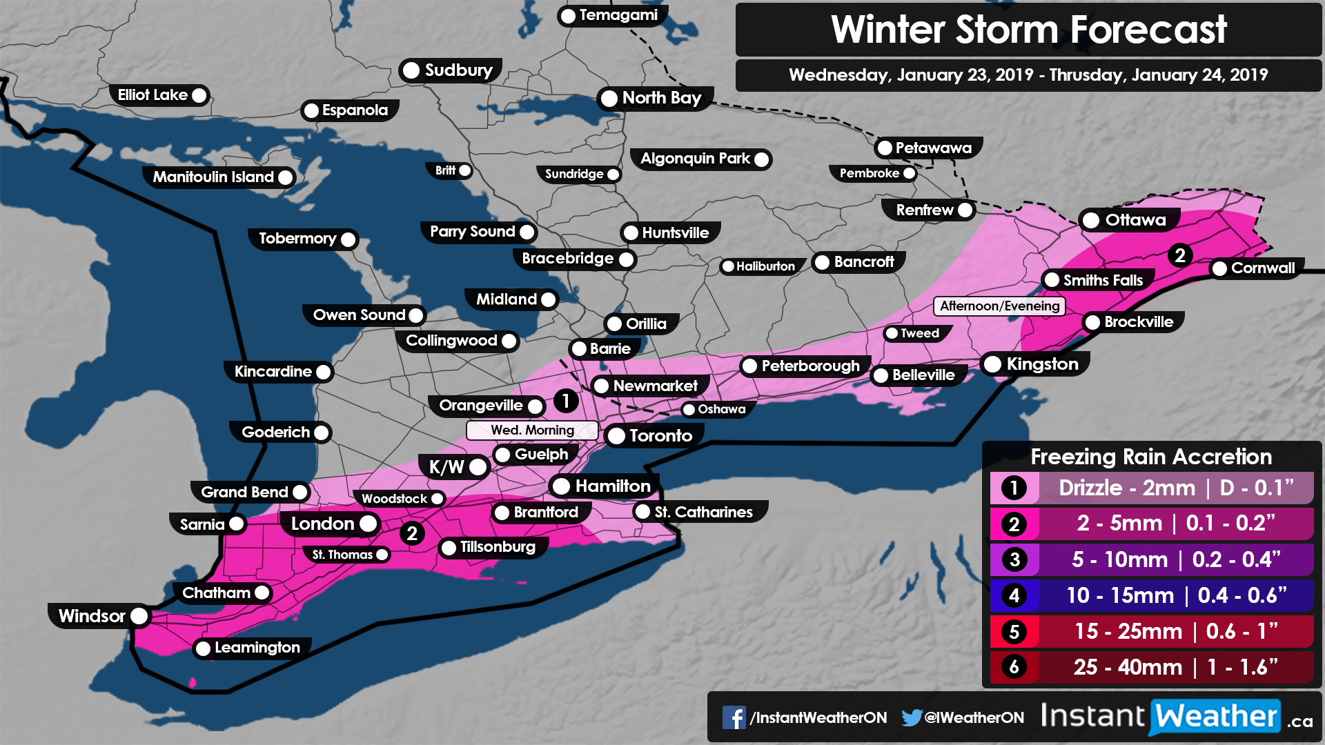 Winter Storm to Wreak Havoc on the Wednesday Morning/Evening Commute