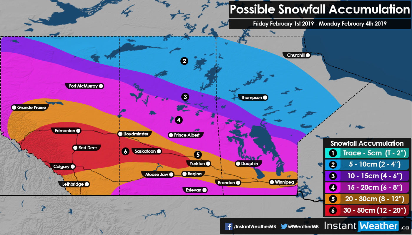 Multiple Systems Expected to Bring Snow to Alberta, Saskatchewan and ...