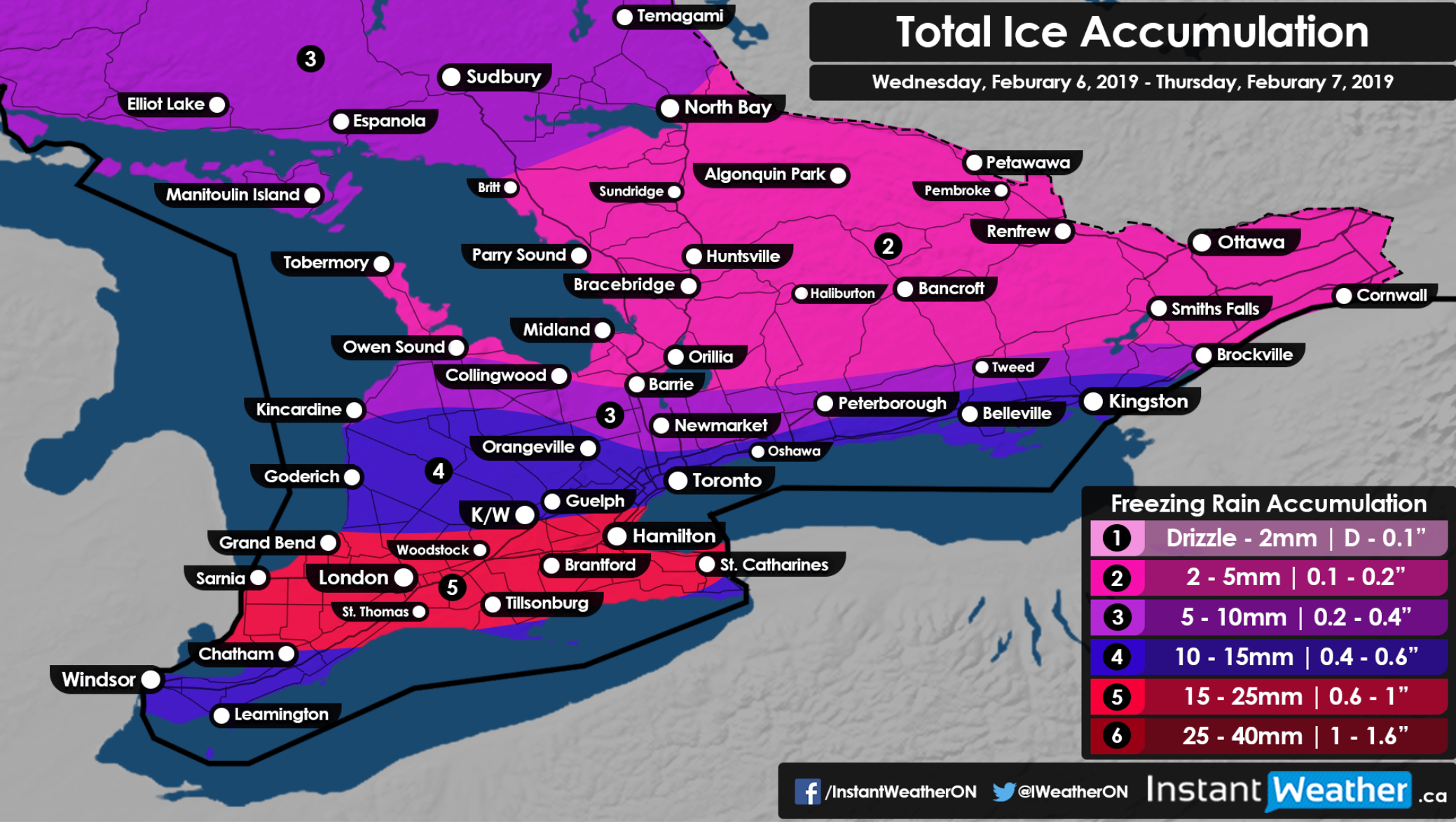 VIDEO UPDATE Potential Ice Storm to Hit the Hwy 401 Corridor Between