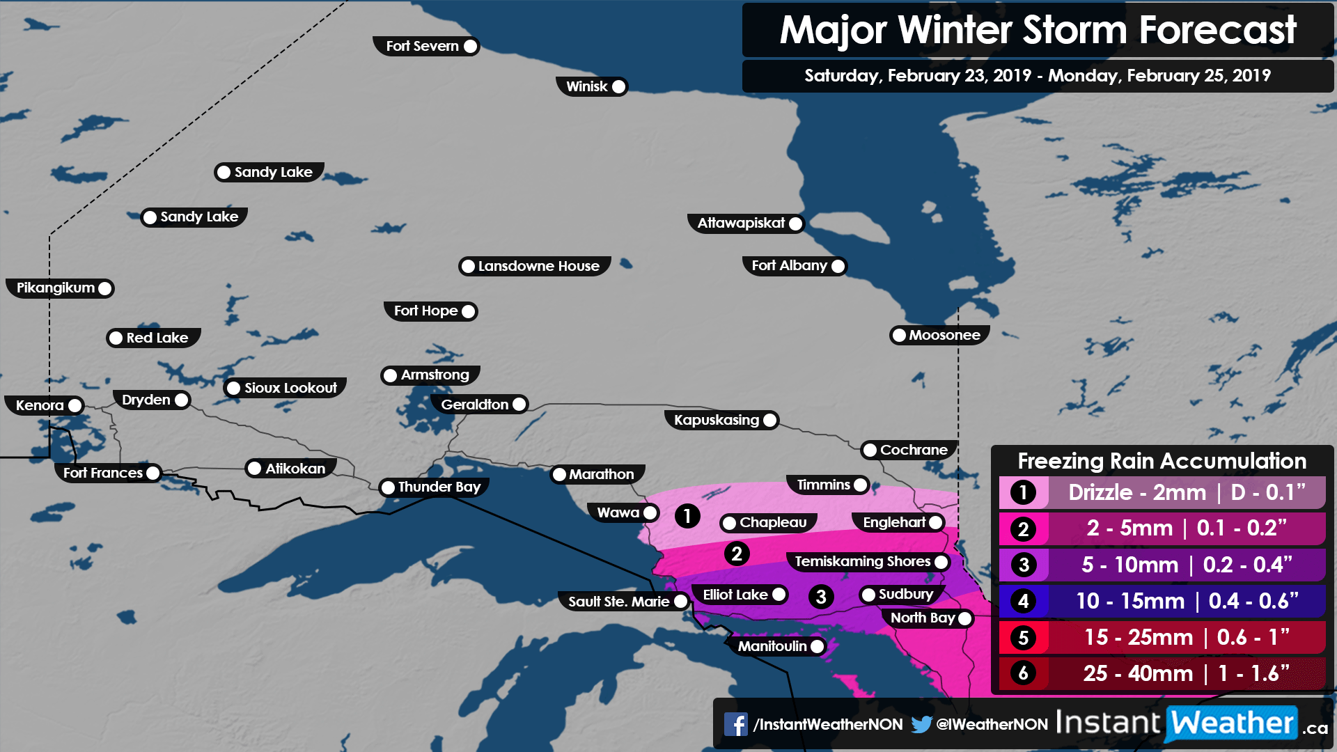 Powerful Winter Storm to Impact Northern Ontario This Weekend (Feb. 23
