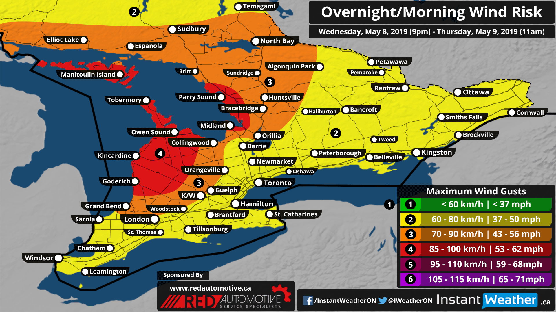 First Widespread Potential of the Season for Thunderstorms Through