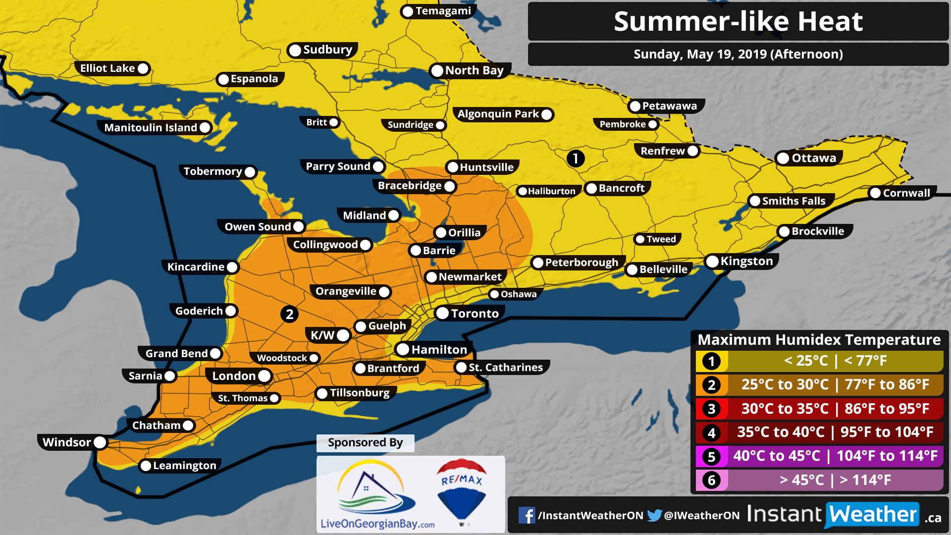 Risk of Severe Thunderstorms on Sunday Throughout Southern Ontario ...
