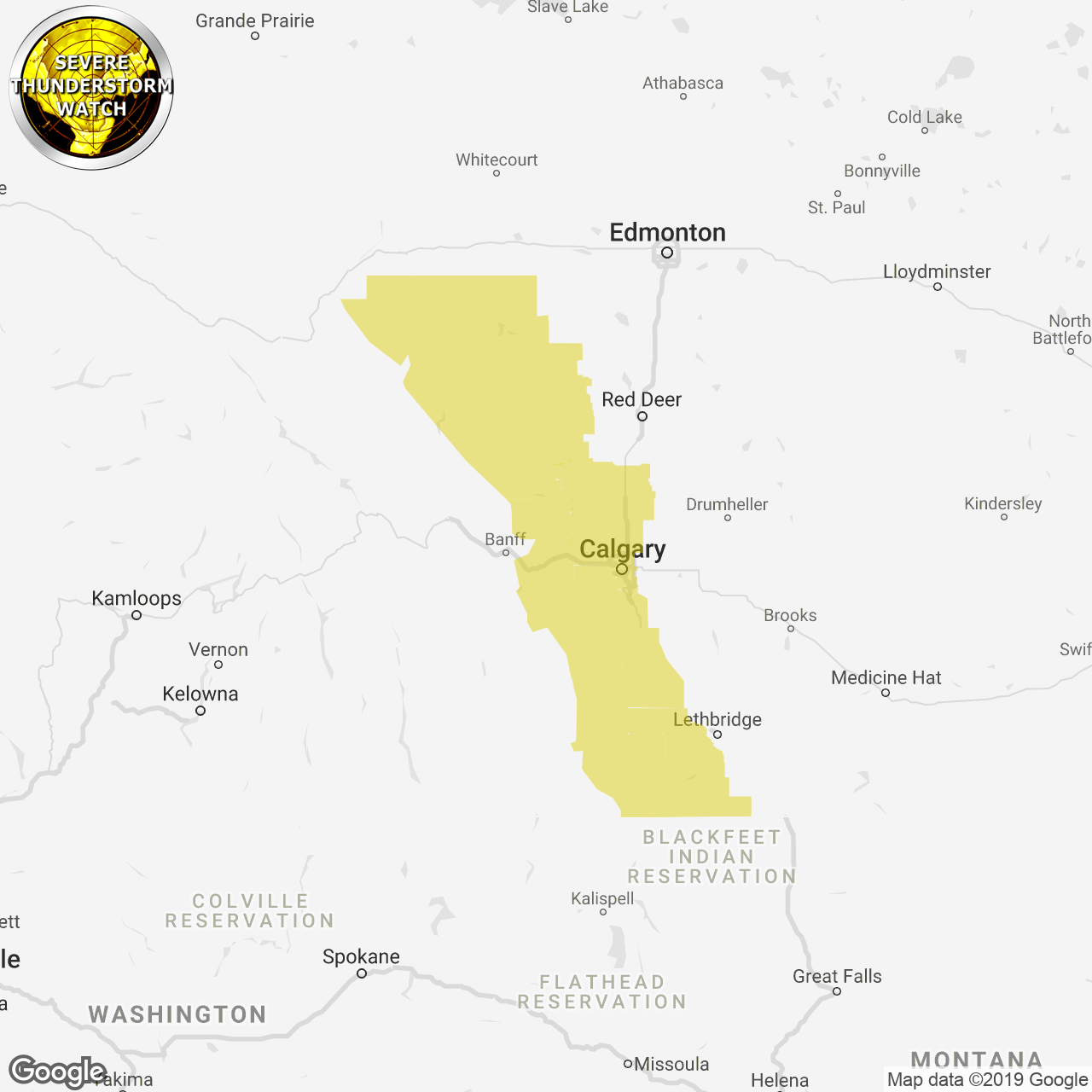 Severe Thunderstorm Watch Issued