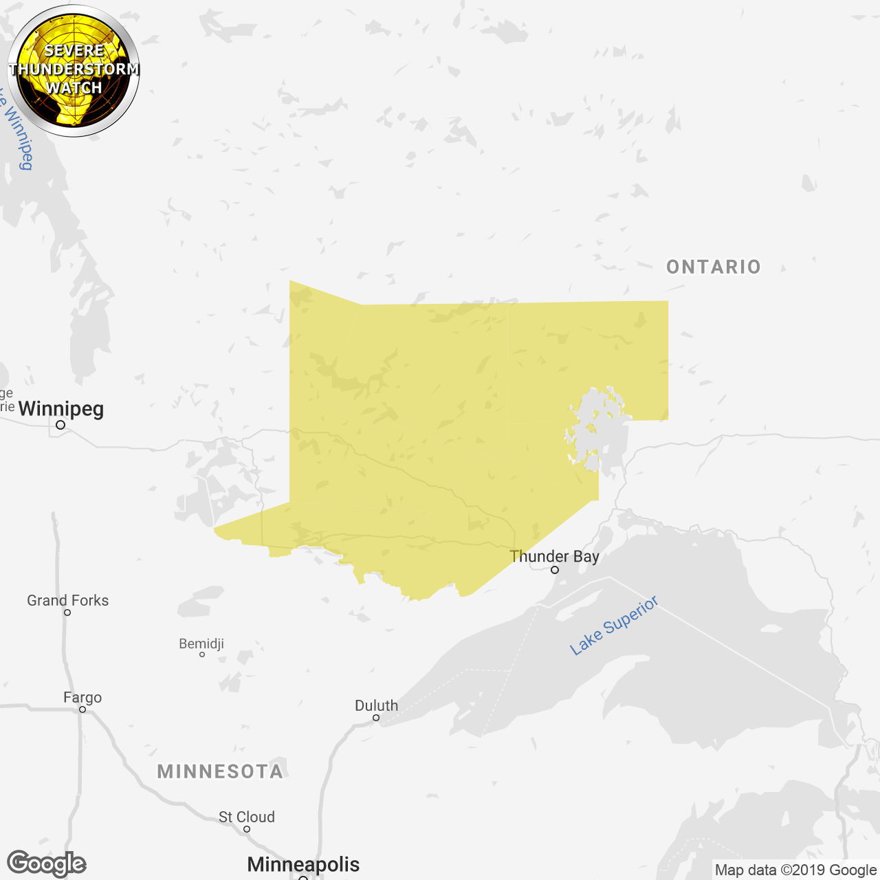 Severe Thunderstorm Watch Issued