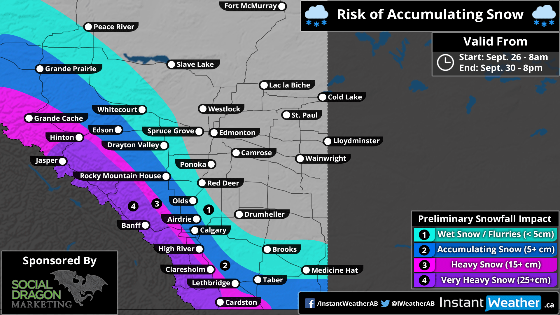 What is the winter forecast for alberta, Extended Winter Forecast for