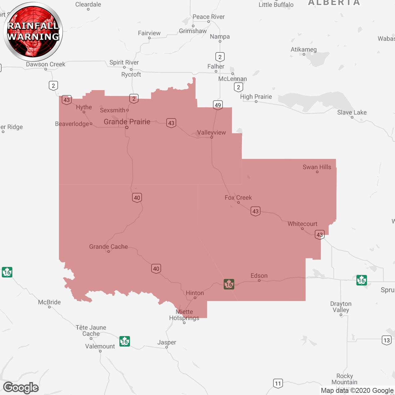 Rainfall Warning Continued