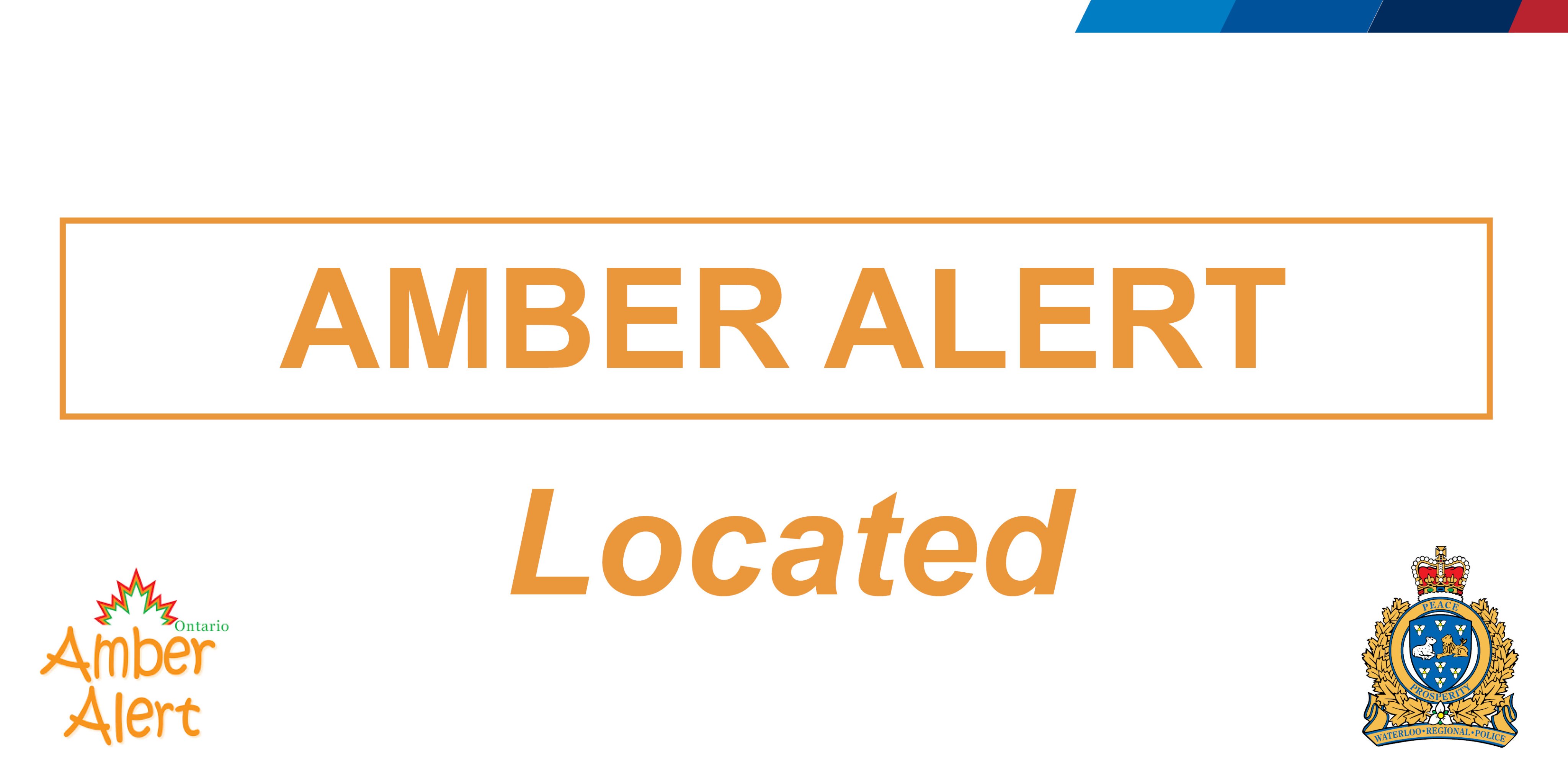 AMBER ALERT ENDED CHILDREN FOUND SAFE