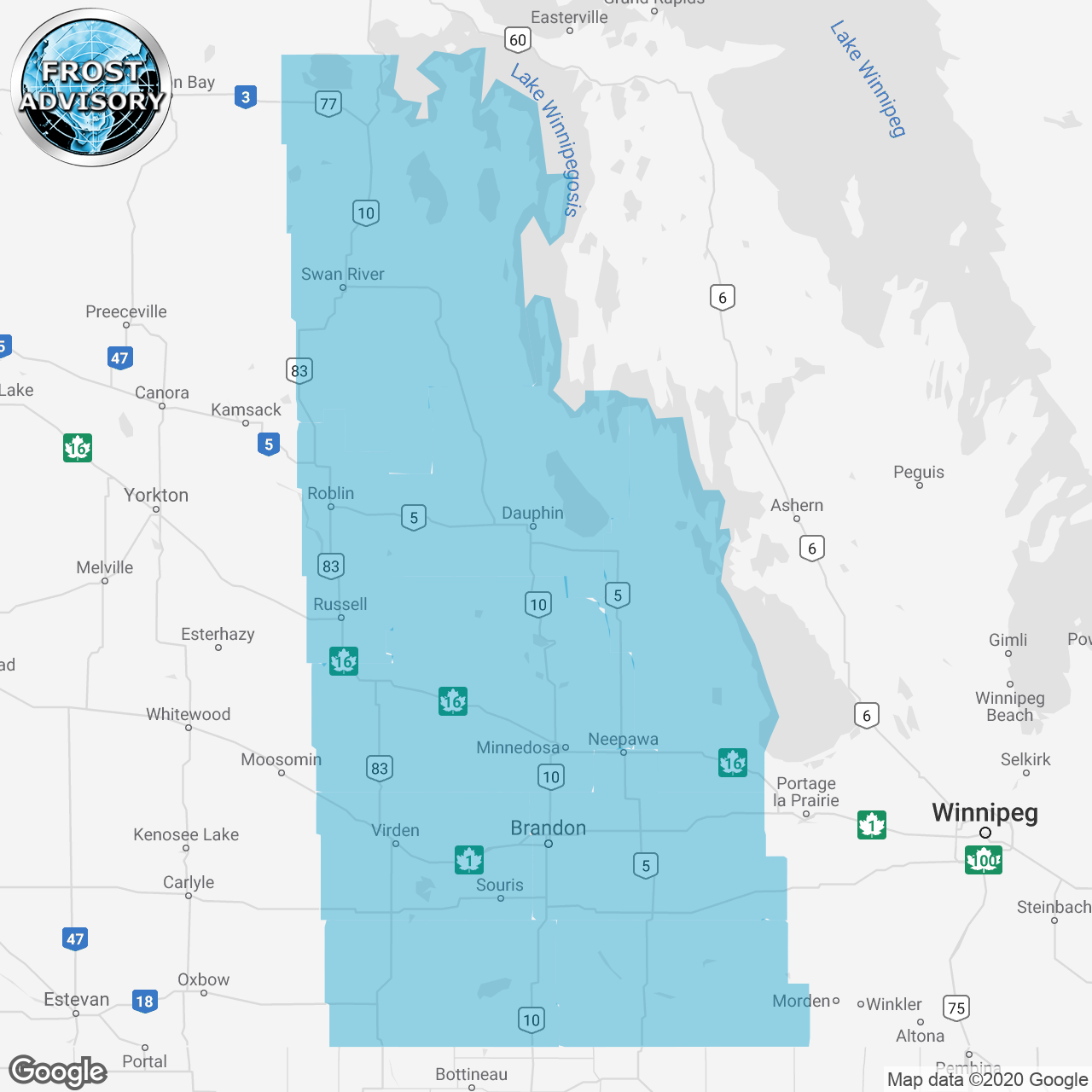 Frost Advisory Issued