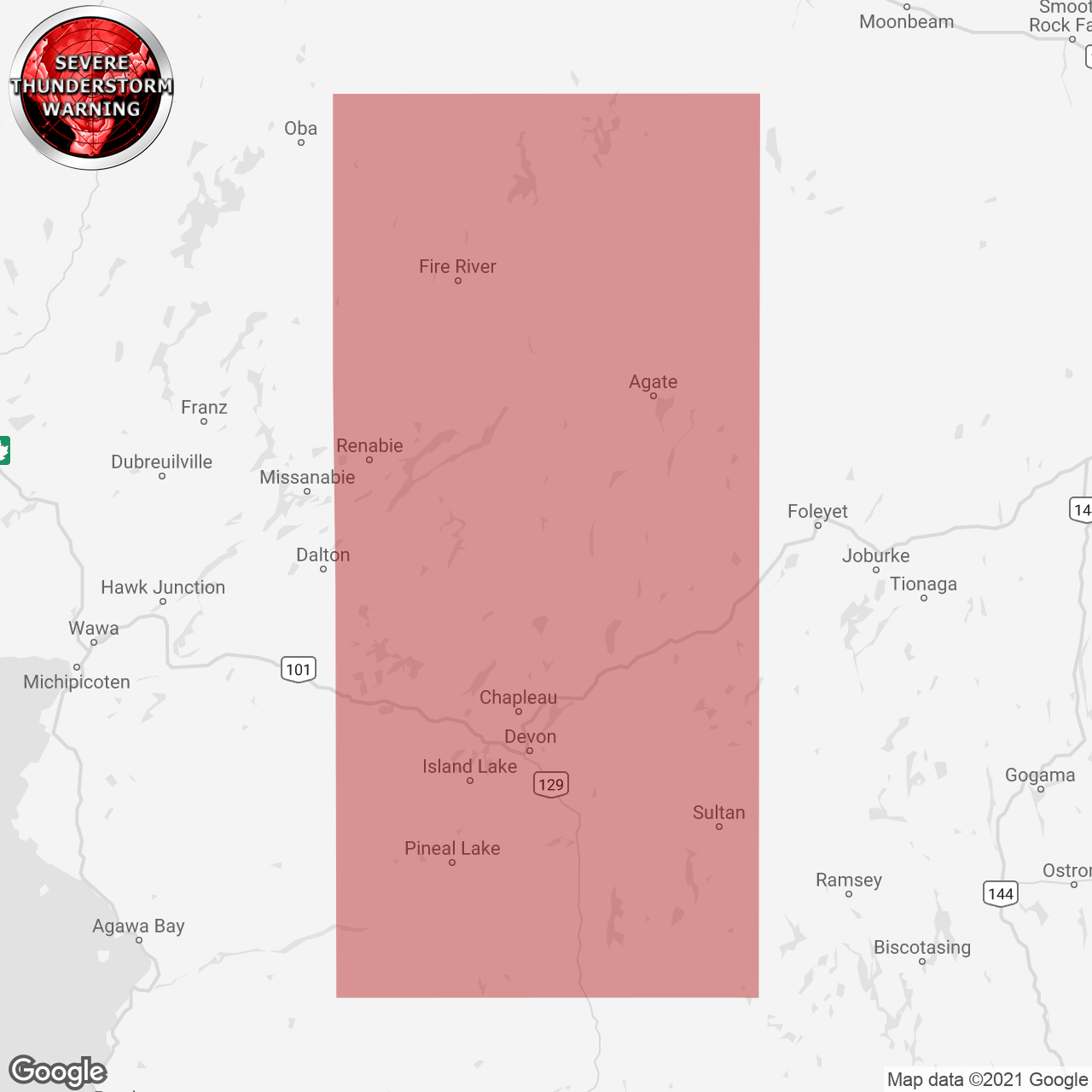 Severe Thunderstorm Warning, Severe Thunderstorm Warning for Jackson ...