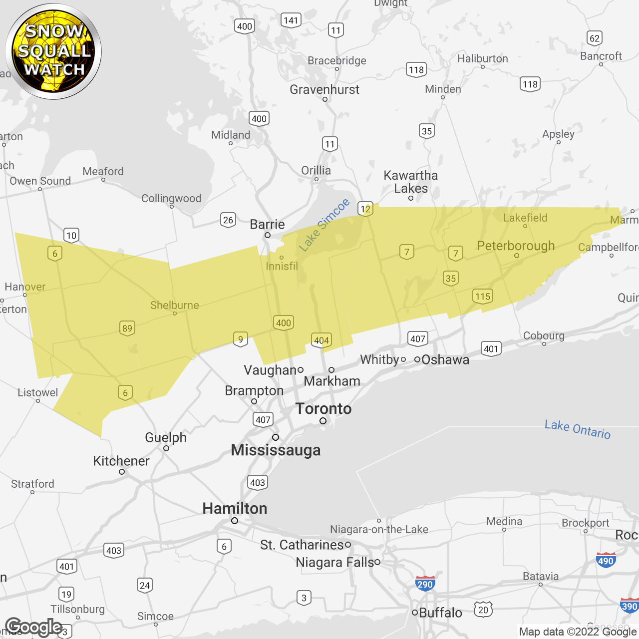 Snow Squall Watch Issued