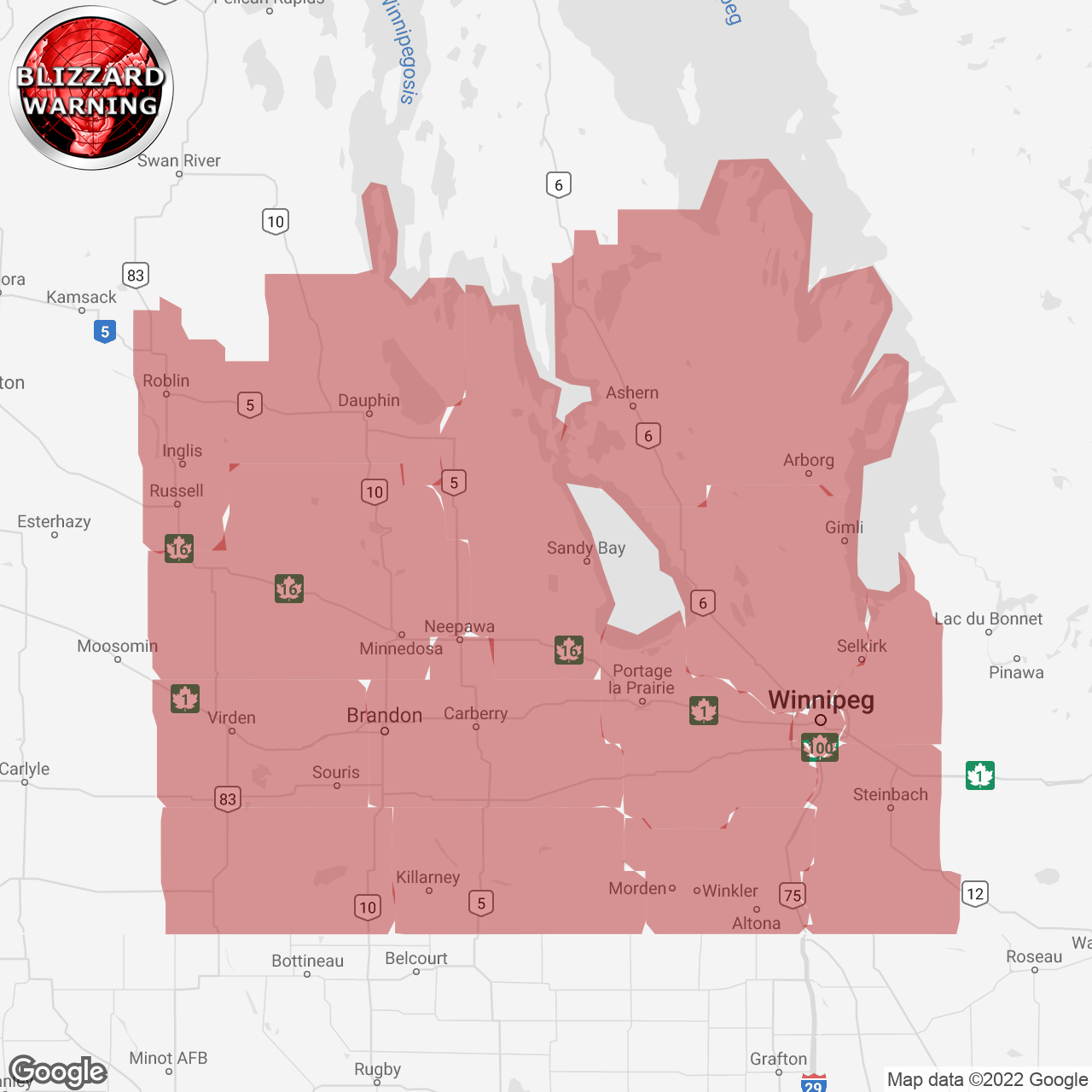 Blizzard Warning Issued 5459