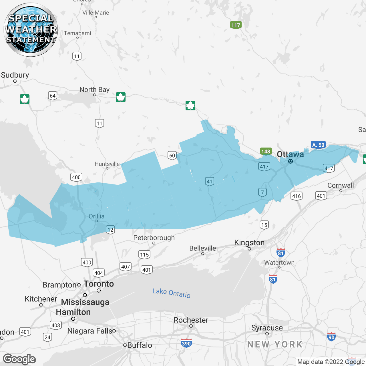 Special Weather Statement Issued