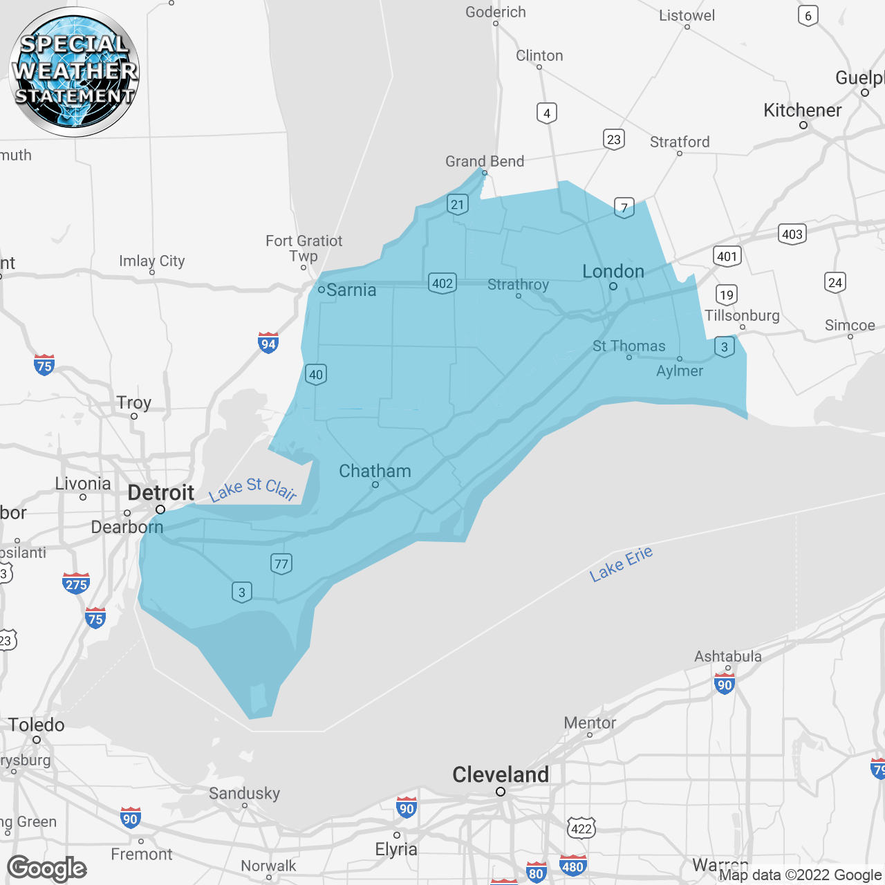 Special Weather Statement Issued