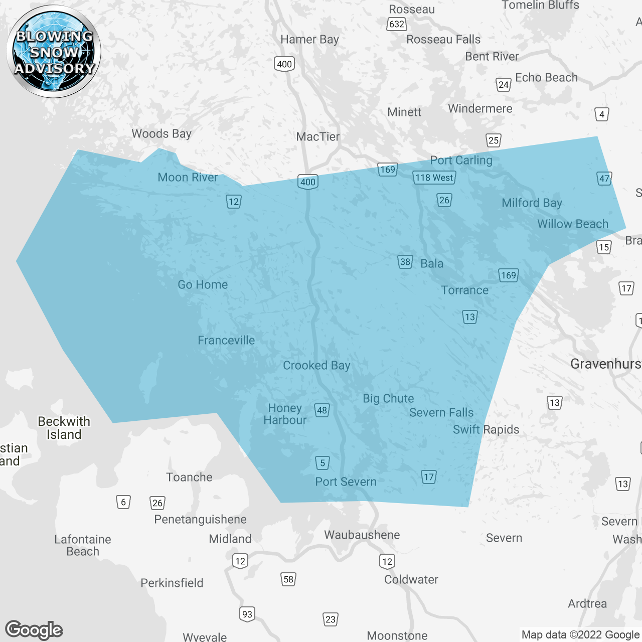 Blowing Snow Advisory Issued