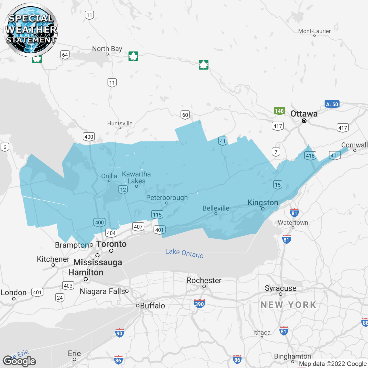 Special Weather Statement Issued