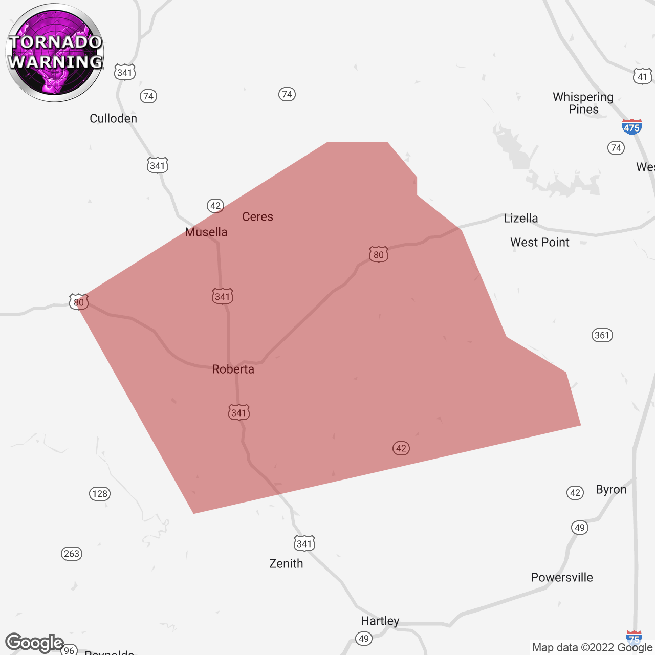 Tornado Warning Issued