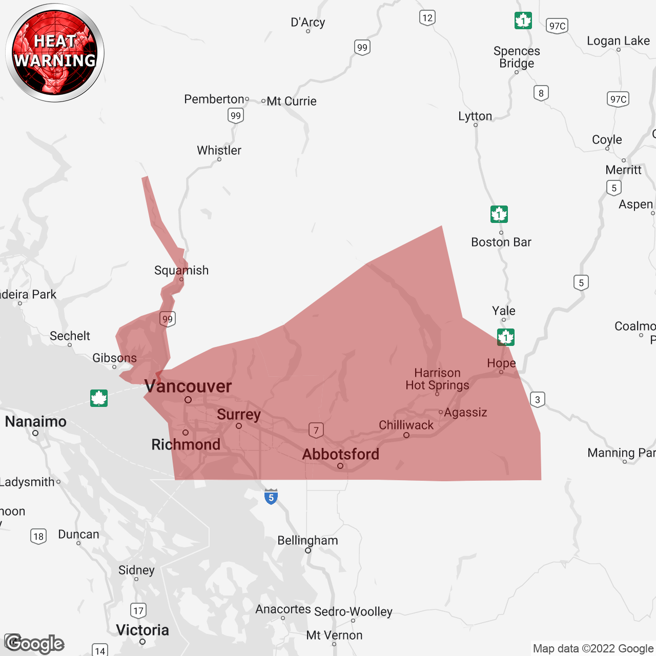 Heat Warning Issued