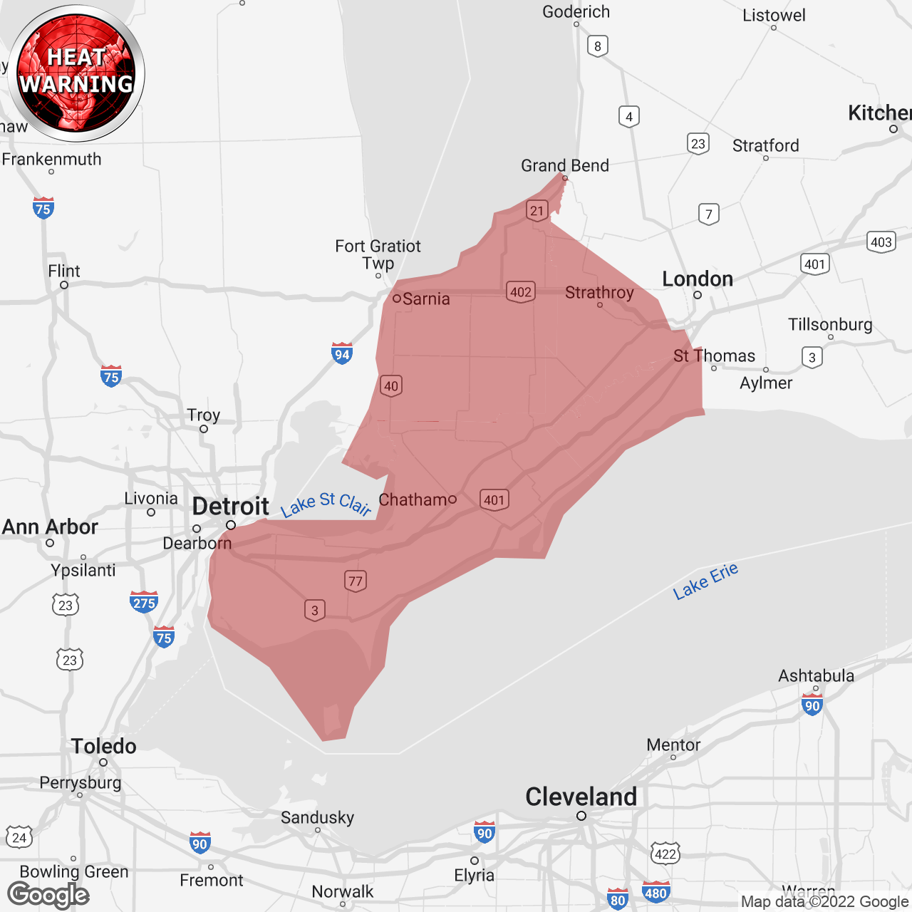 Heat Warning Continued