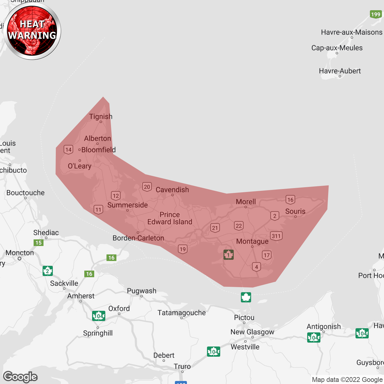 Heat Warning Issued