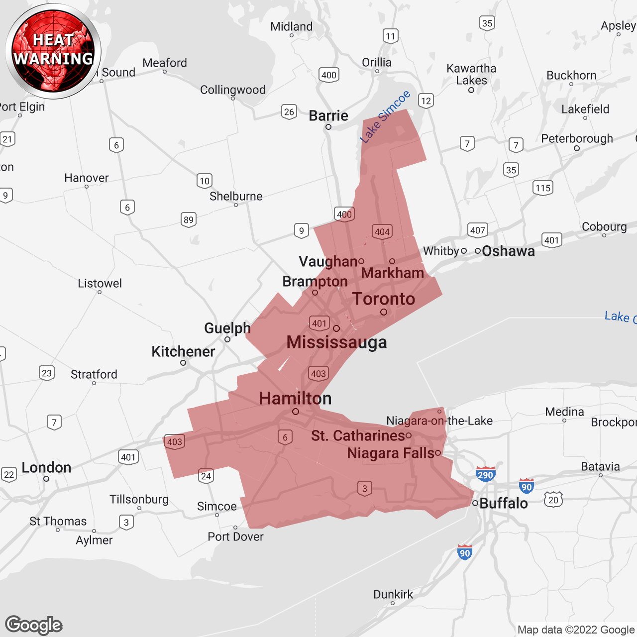 Heat Warning Issued