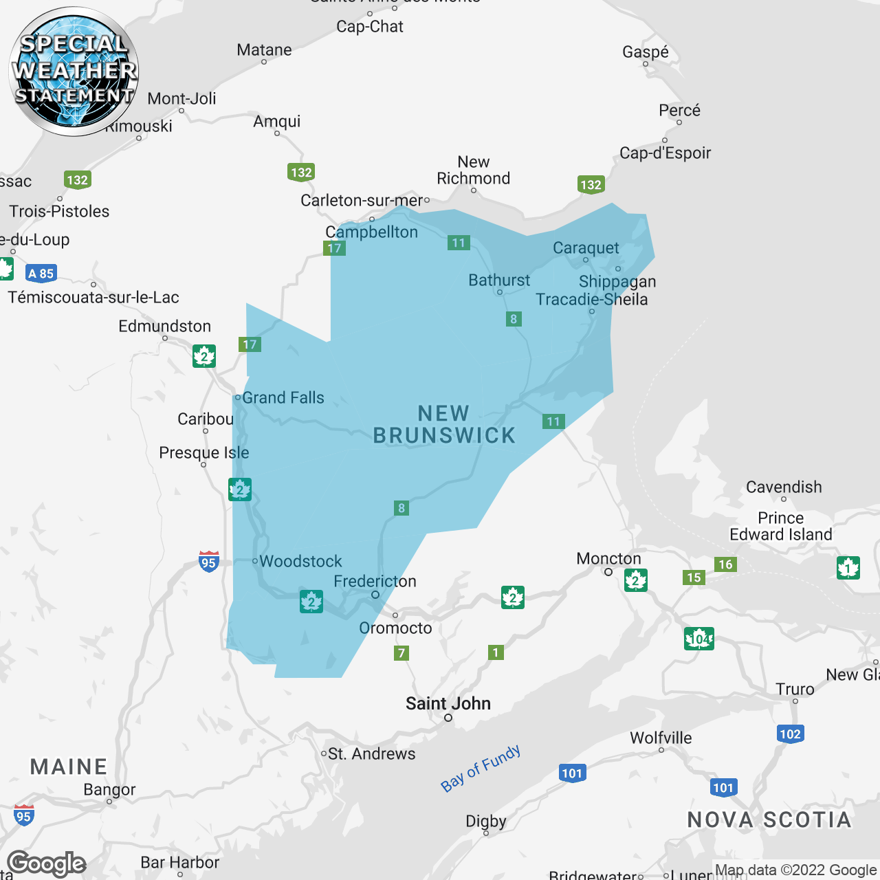 Special Weather Statement Issued