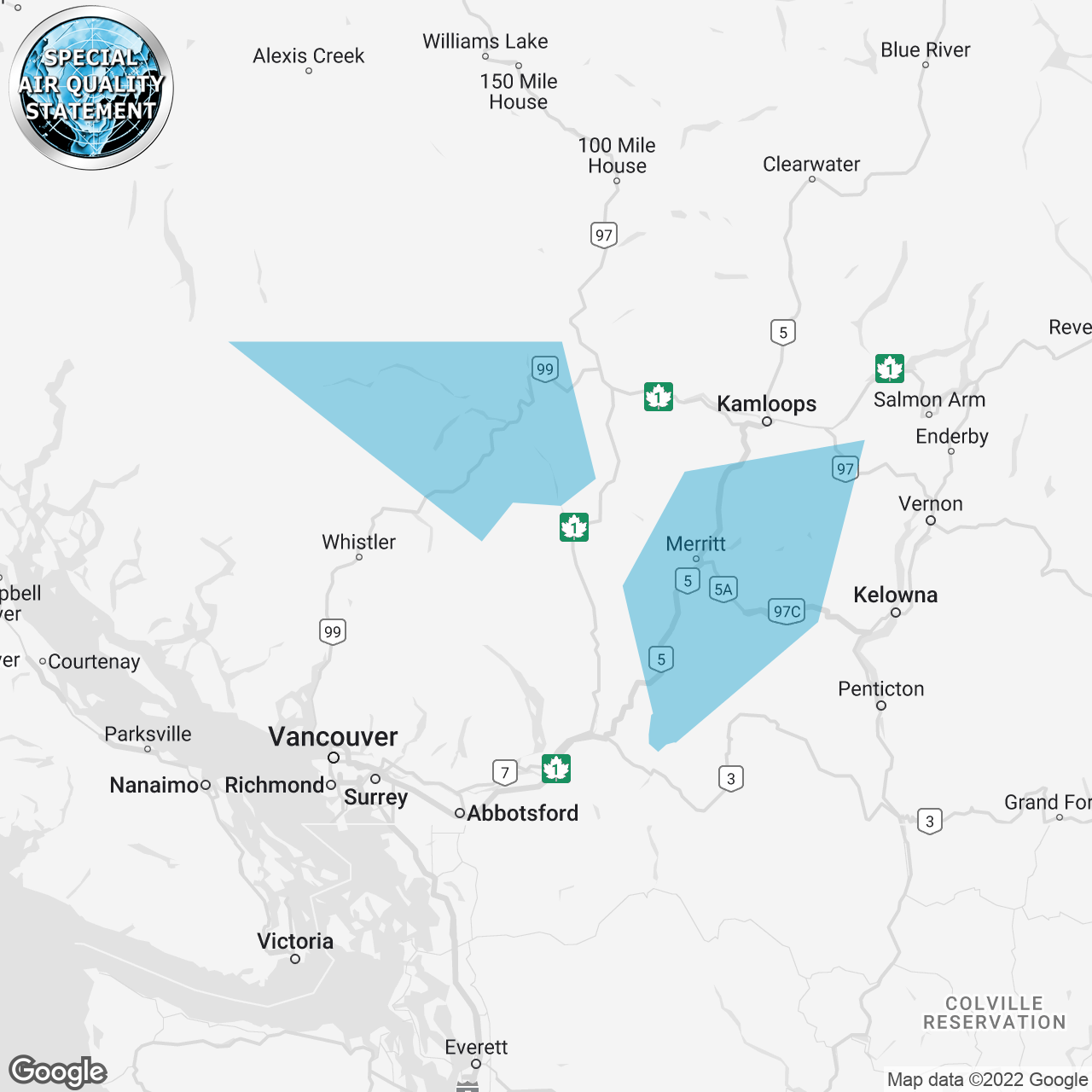 Special Air Quality Statement Issued