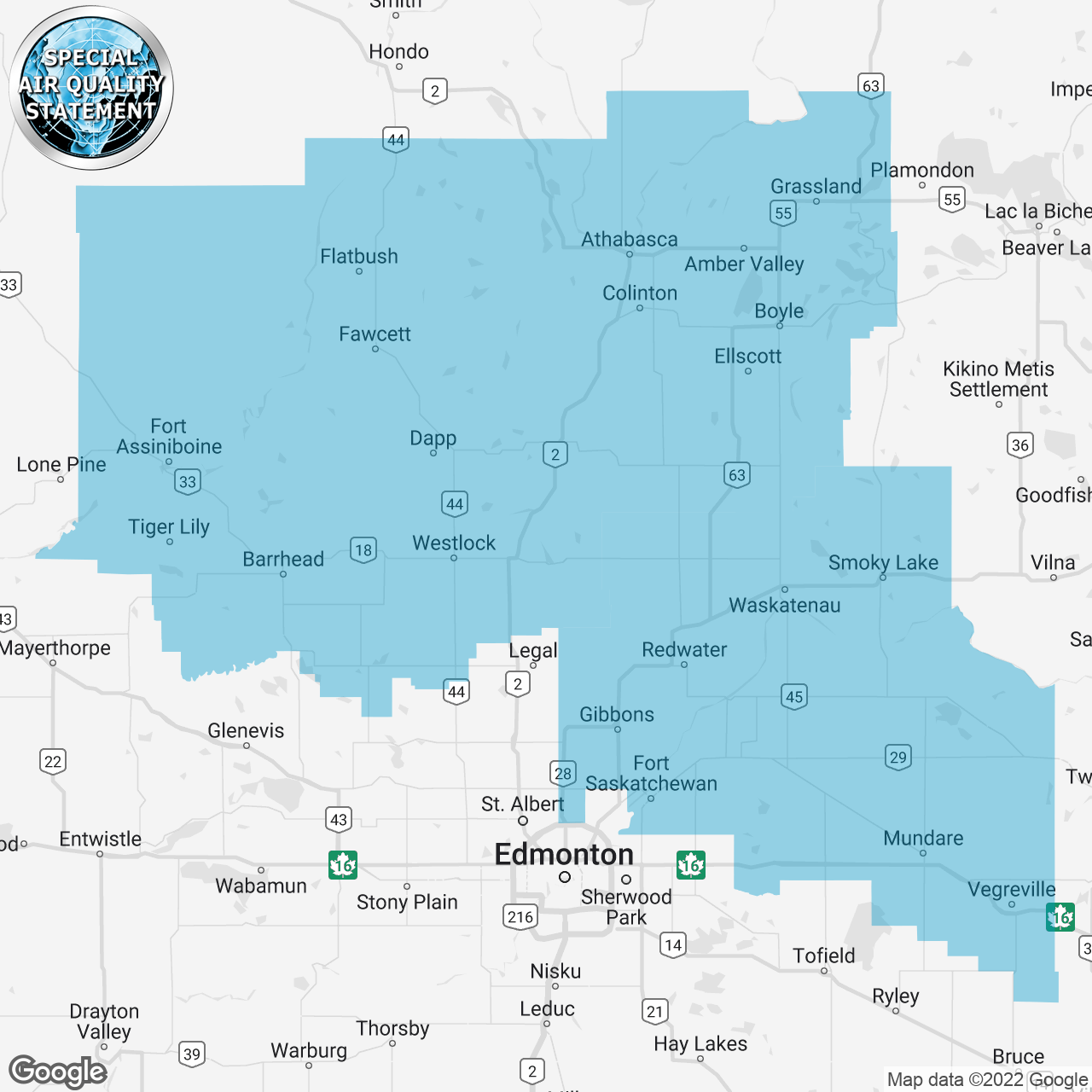 Special Air Quality Statement Issued