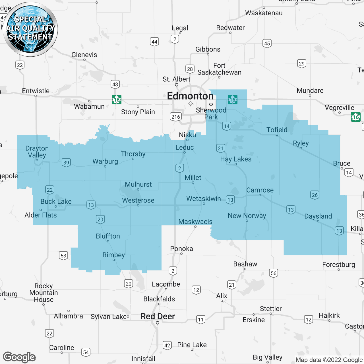 Special Air Quality Statement Issued