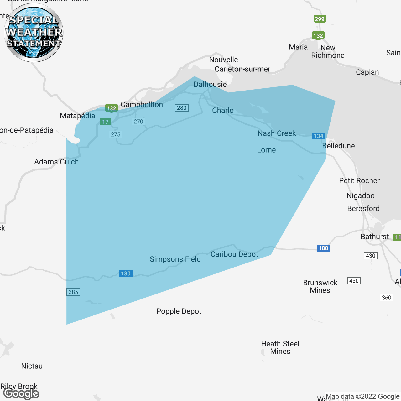 Special Weather Statement Issued