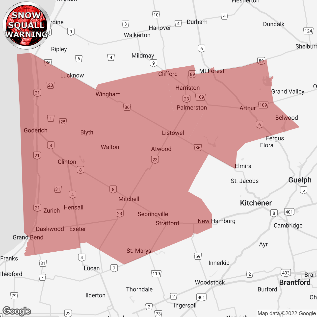 Snow Squall Warning Replaces Snow Squall Watch