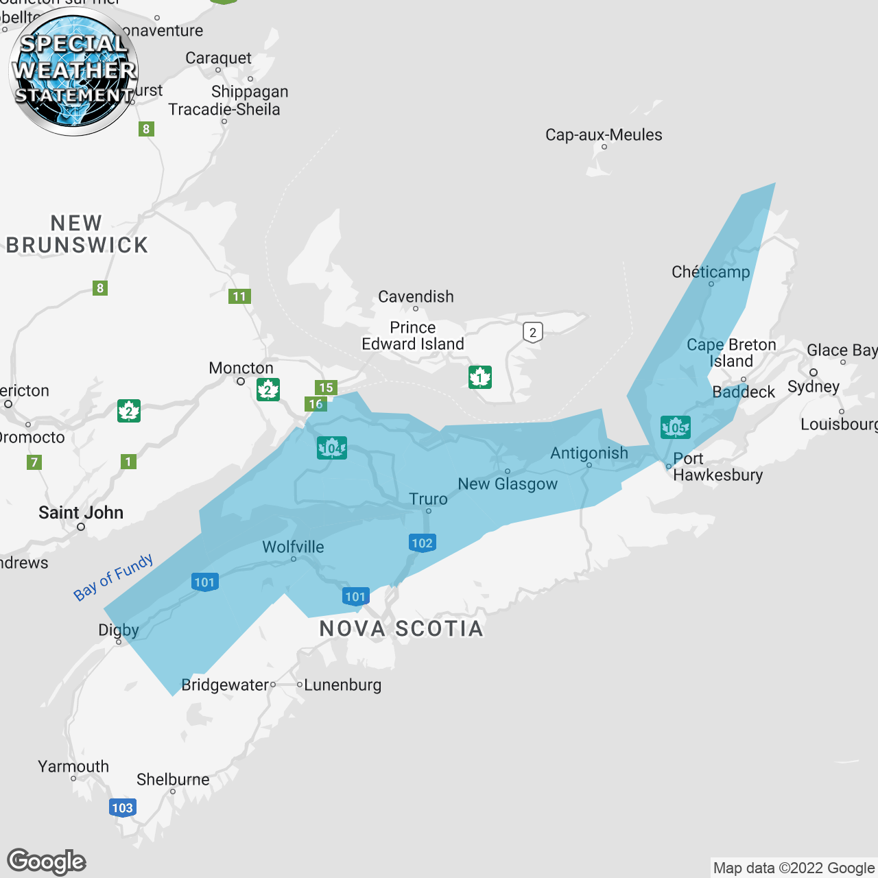 Special Weather Statement Issued