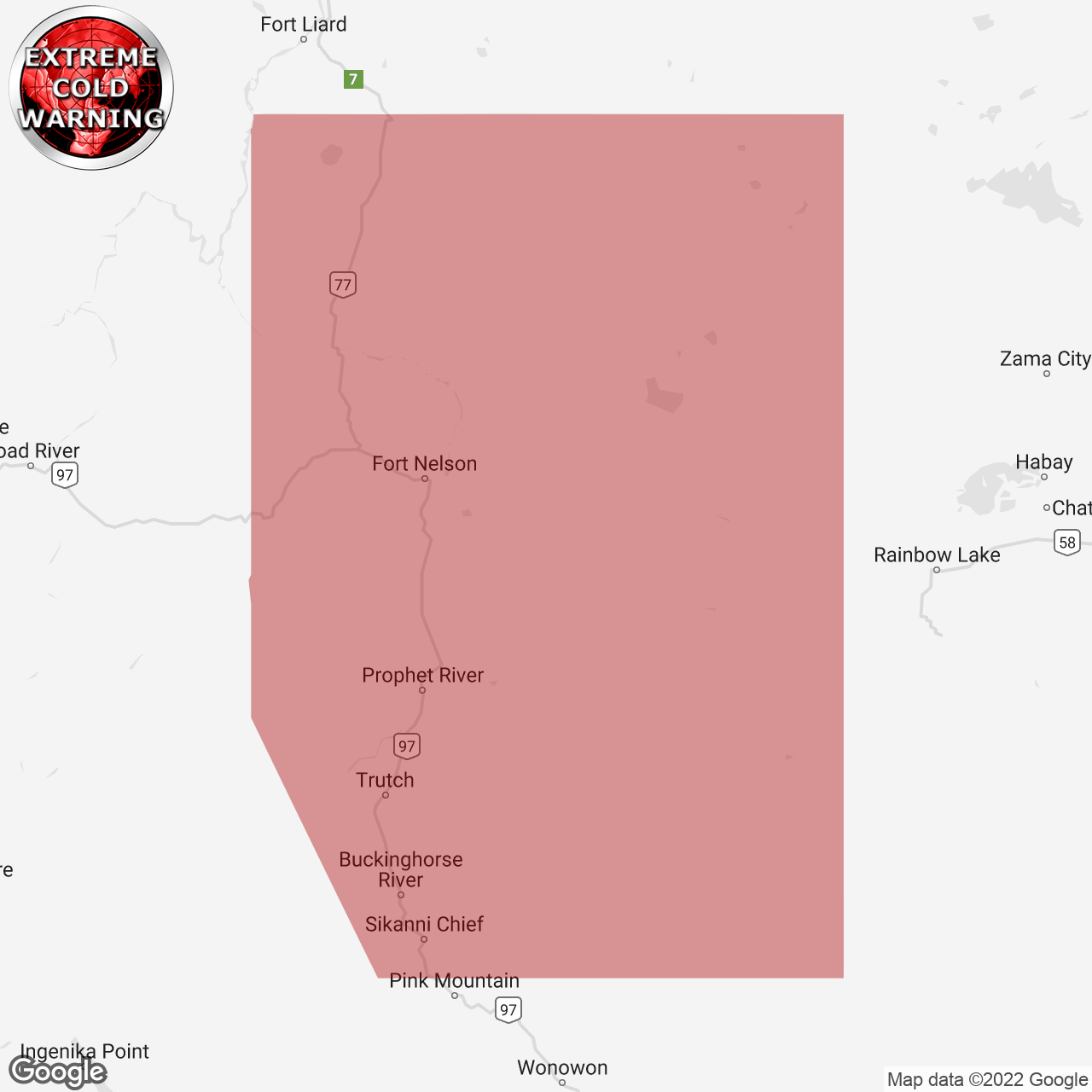 Extreme Cold Warning Issued