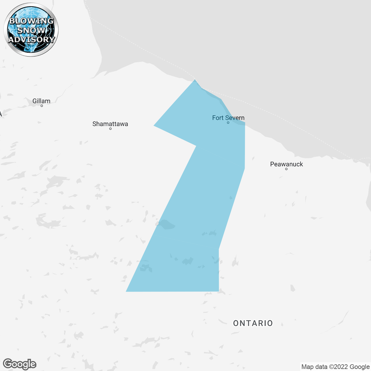 Blowing Snow Advisory Issued
