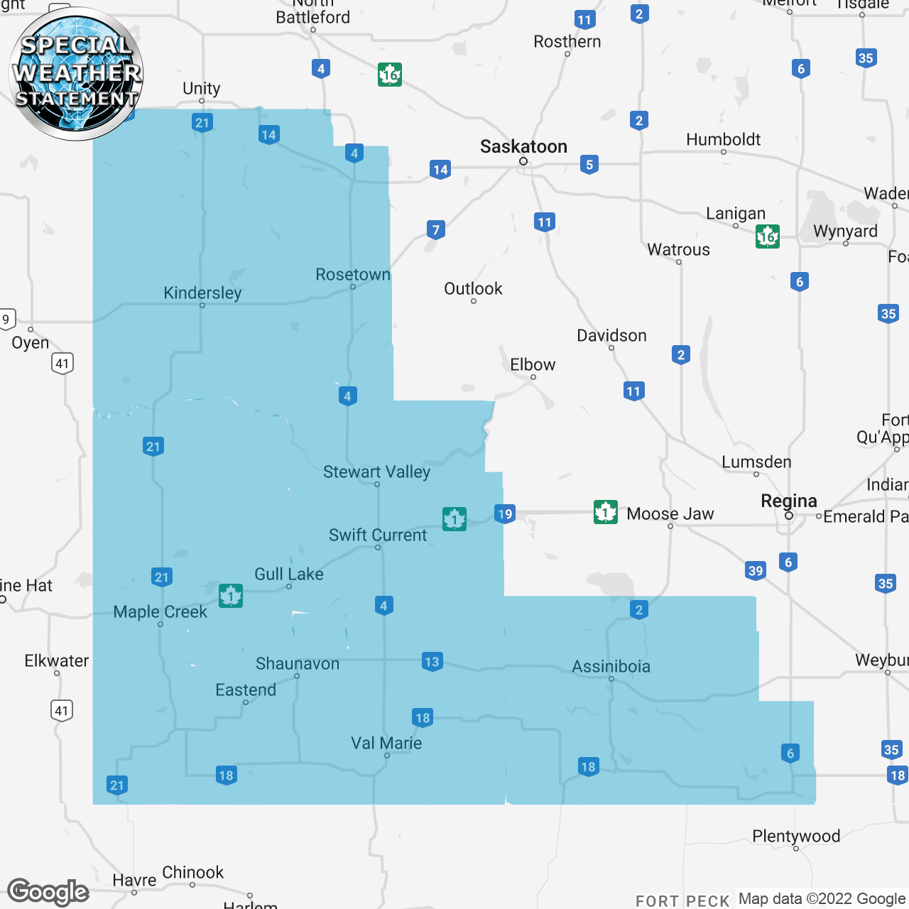 Special Weather Statement Issued