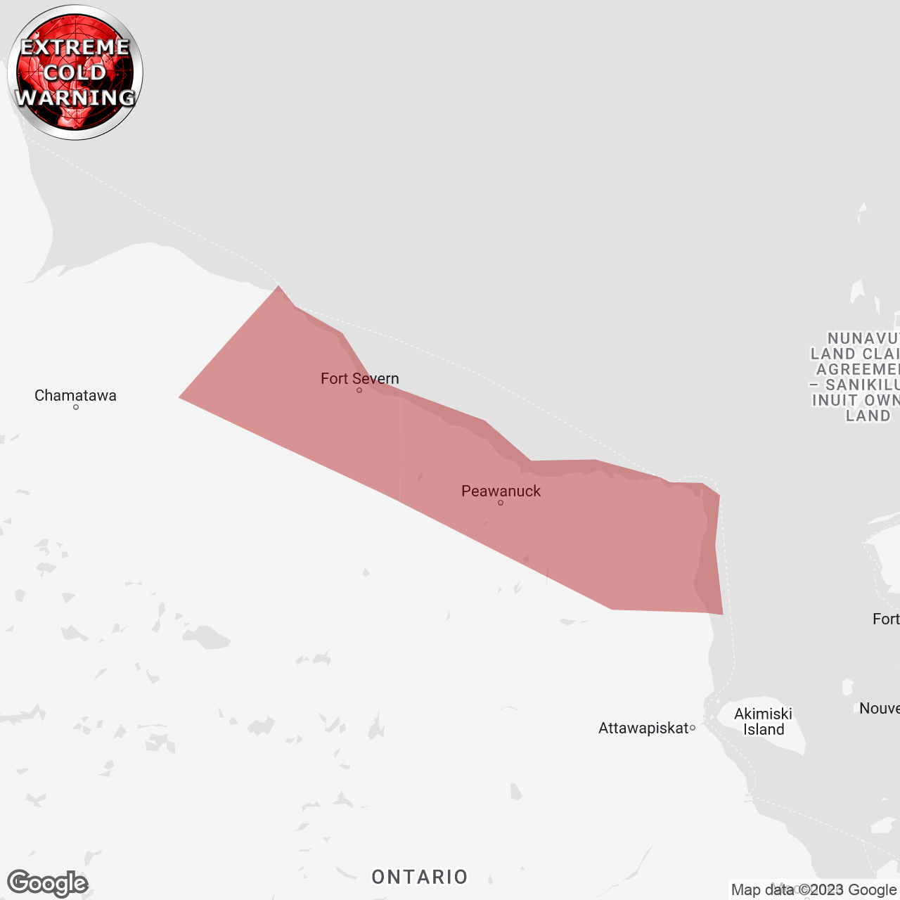 Extreme Cold Warning Issued Extreme cold warning issued