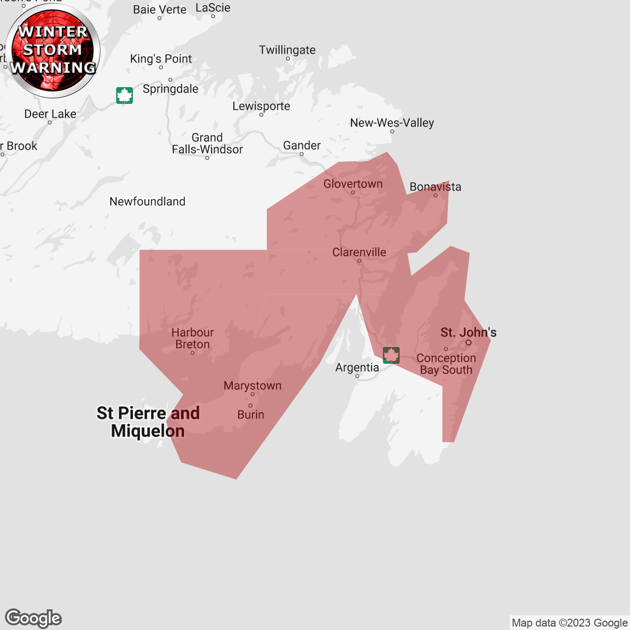 Winter Storm Warning Replaces Winter Storm Watch