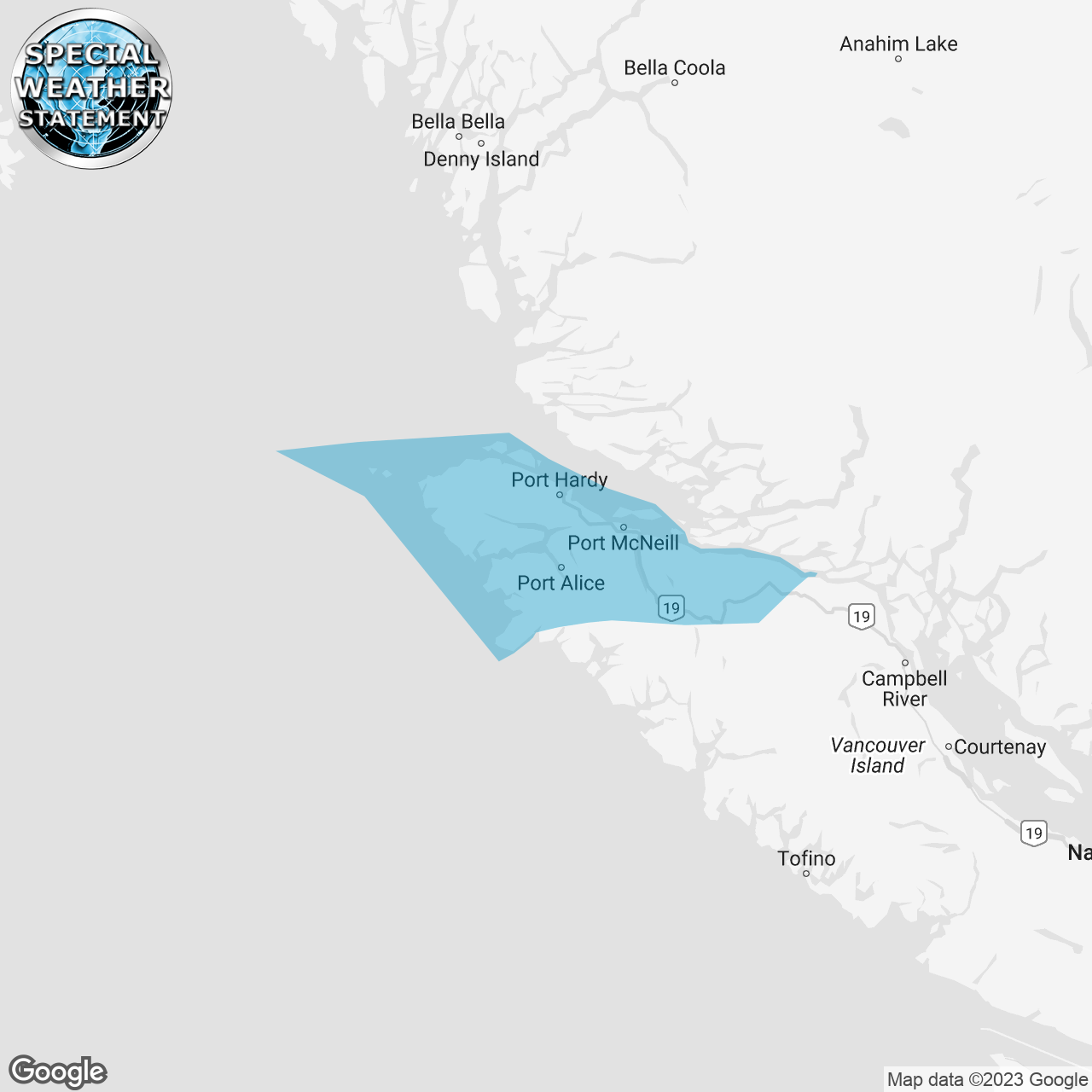 Special Weather Statement Issued