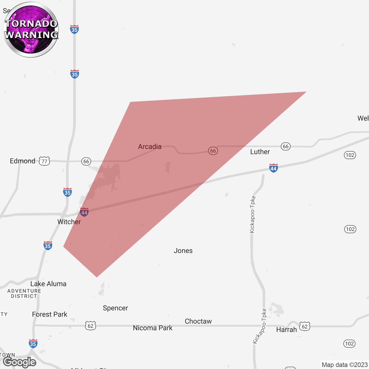 Tornado Warning Issued