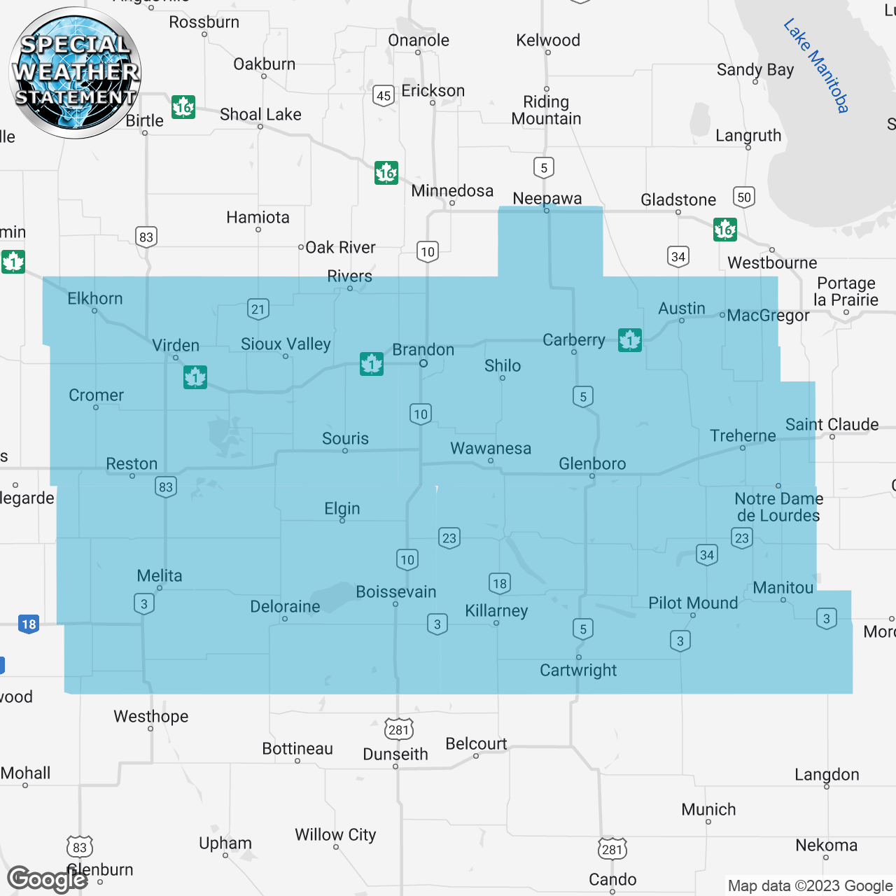 Special Weather Statement Issued
